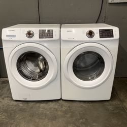 SAMSUNG XL CAPACITY WASHER DRYER ELECTRIC SET 