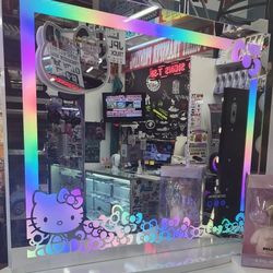 Hello Kitty Mirror Rgb Bows Impressions Brand.32"x26"h. New Especial Price