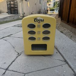 Vintage Coors Mini Fridge