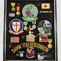 WWII World War 2 US Military Patch Medal Collection Marine Squadron