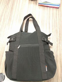 Amaro fashion tote bag with orange lining