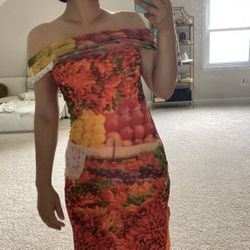 Zara off shoulder farmers market dress. S