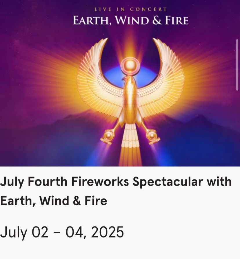 Earth Wind & Fire | Wed Jul 2 - Fri Jul 4