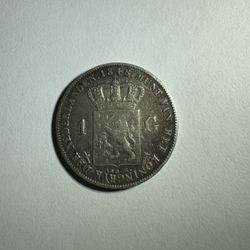 Netherlands-1 Gulden 1848