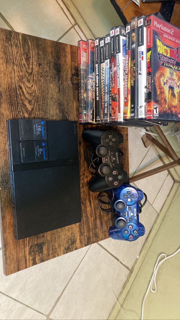 PS2 Slim gaming Set (fixer upper) for Sale in Bakersfield, CA OfferUp
