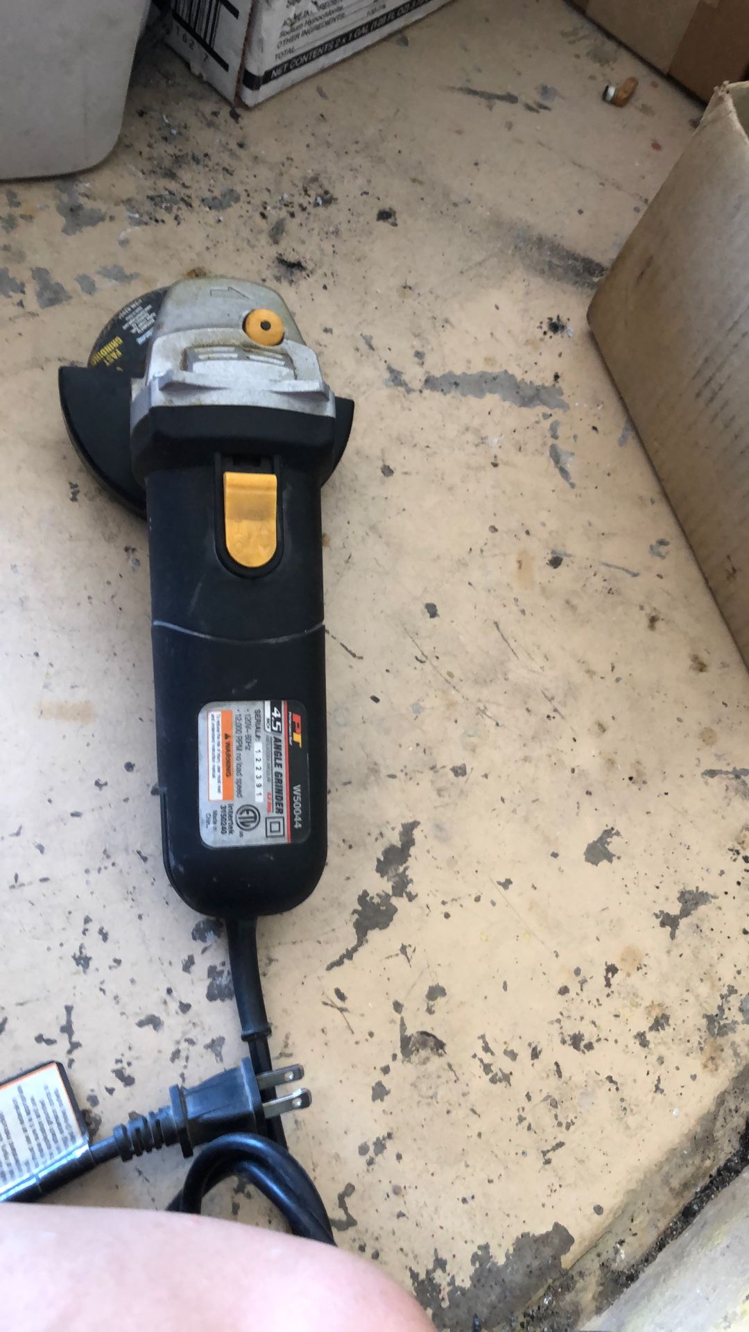 A performance Tool Angle Grinder
