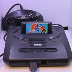 Original OEM Sega Genesis System Model 2 Console With Sonic 2 Game