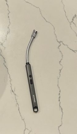 Rechargeable electric lighter with a flexible 360-degree neck.