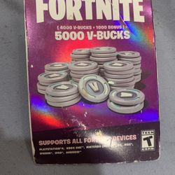Fortnite 5000 V-Bucks $40 Top up