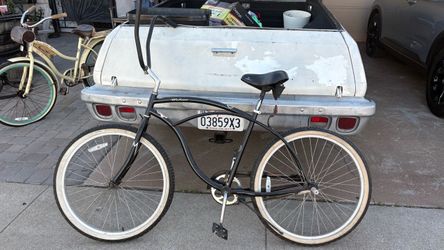 Black Beach Cruiser Bicycle