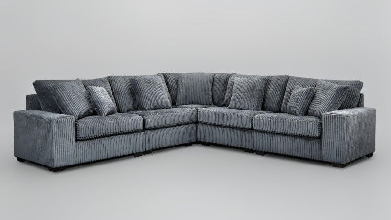 Dark Gray Sofa Sectional - Atlanta Same Day Delivery 