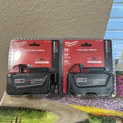 M18 18-Volt Lithium-Ion XC Extended Capacity 5.0 Ah Battery Pack (2-Pack)