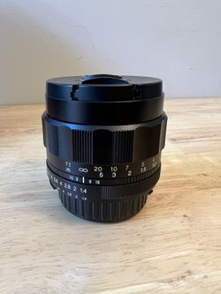 Voigtlander 58 1.4 Nikon Lens Nokton 