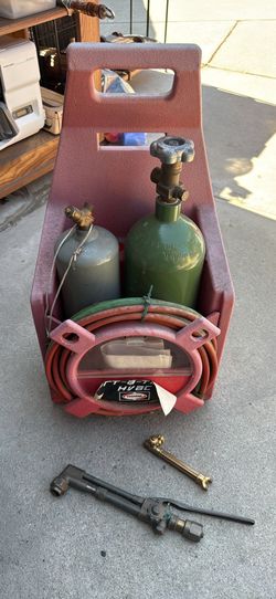 Harris HVAC Oxygen Acetylene port a torch Yard Sale today and tomorrow!