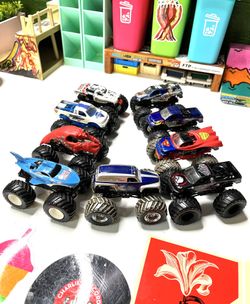 Hot Wheel Monster Truck Lot