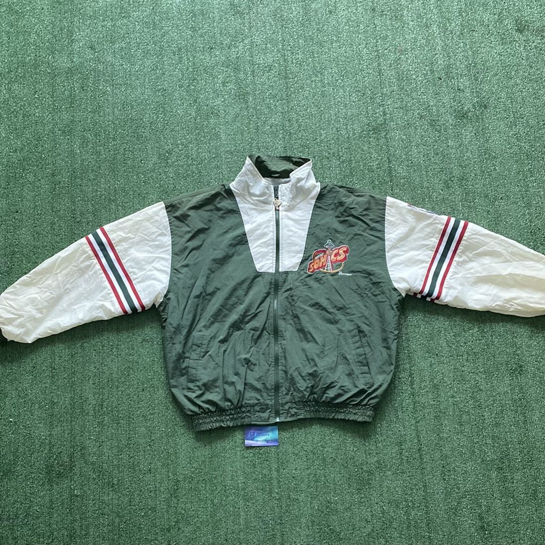 Vintage Seattle SuperSonics Pro Player Zip Up