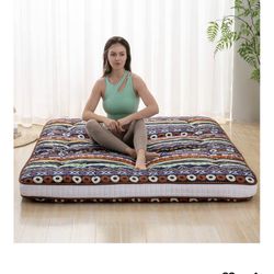 BRAND NEW — Extra Thick Japanese Floor Futon Mattress (4.7” Thick!) Never Used — Only Opened for Inspection