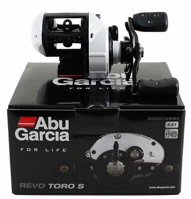 Abu Garcia Revo Toro S REVOT2S51 5.3:1 Left Hand Baitcaster fishing Reel Baitcast