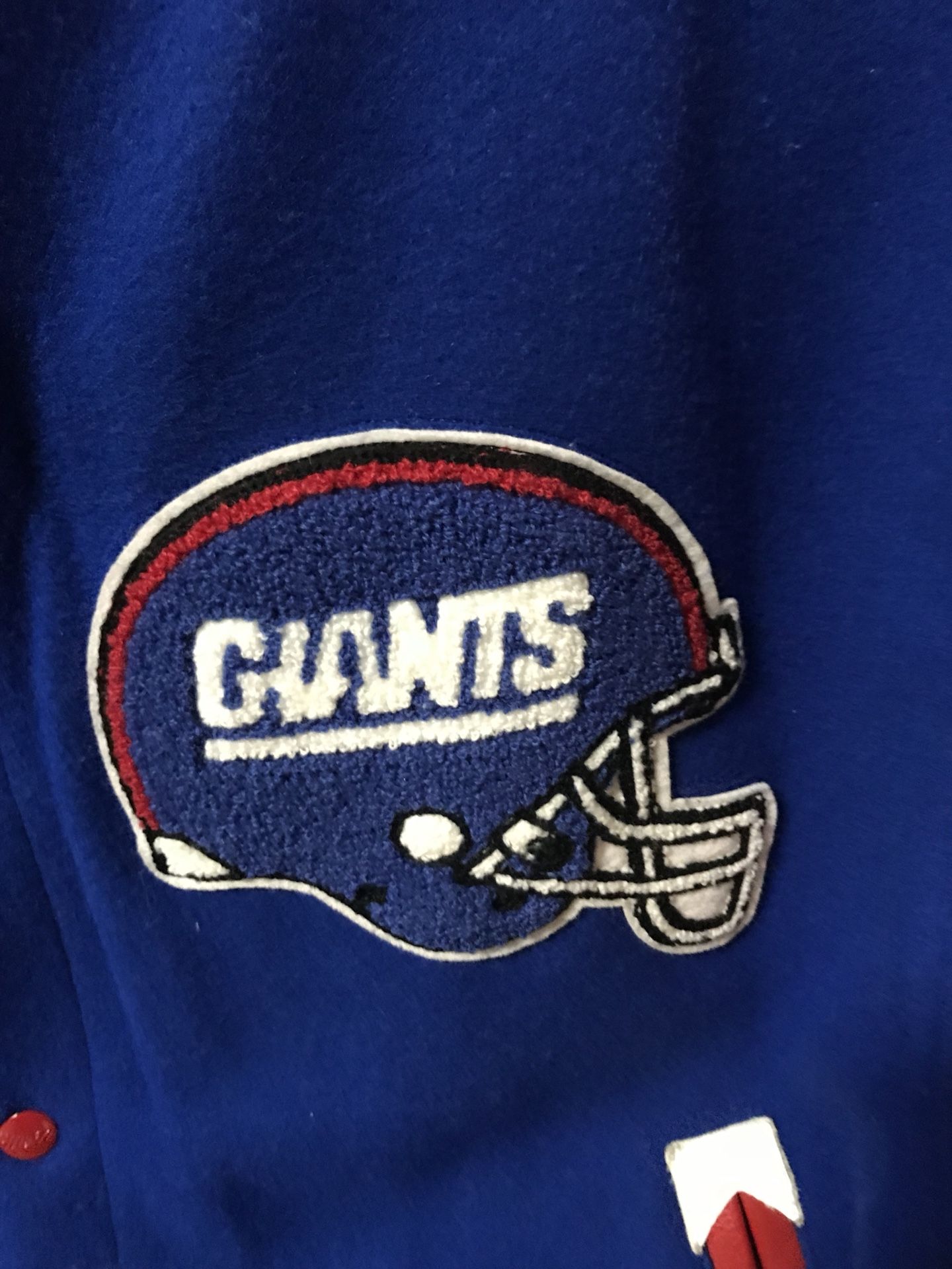 Mitchell And Ness Ny Giants Varsity Jacket