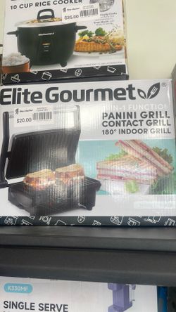 Elite gourmet panini grill