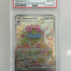 Venusaur ex #198 PSA 10