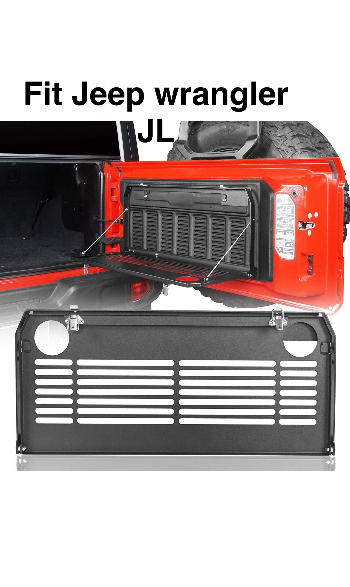 Foldable Tailgate Table Fit Jeep Wrangler JL