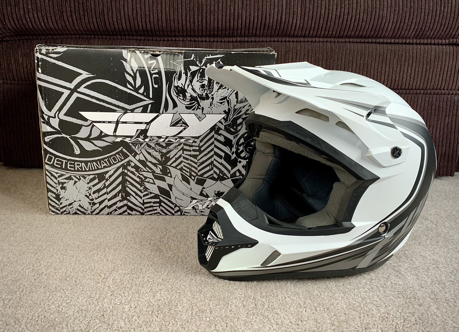 Fly Racing Fullspeed Kinetic Quad Dirt bike Helmet Medium
