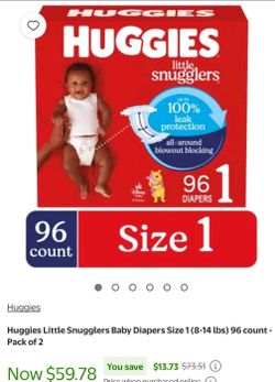Huggies Disposable Baby Diapers