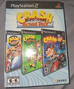 Crash bandicoot action pack ps2 games