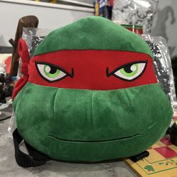 Teenage Mutant Ninja Turtles Raphael Plush Backpack