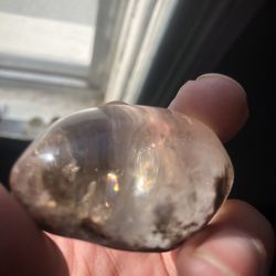 Phantom Quartz Bubble With Many Inclusions And Sand  Amazing 