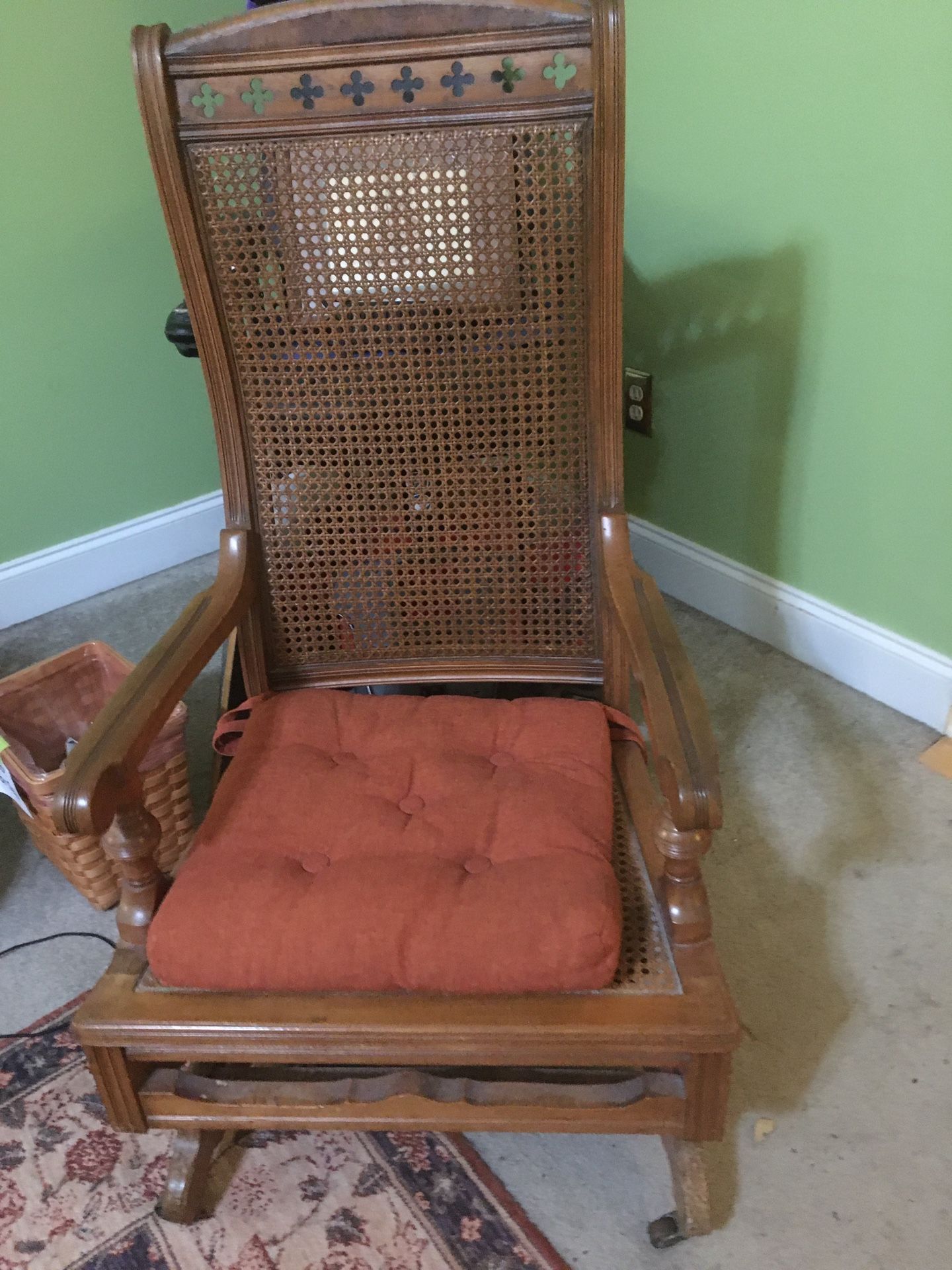 Antique Platform Rocking Chair