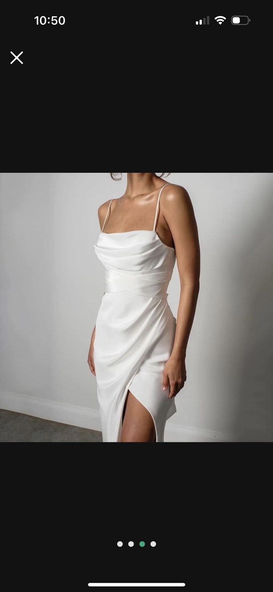 NWT Satin Wedding Dress