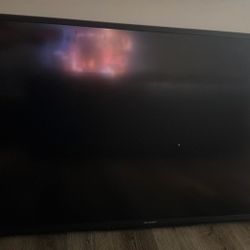 60 Inch Sharp Flat TV, Not A Smart TV