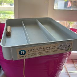 IDesign Expandable Utensil Tray