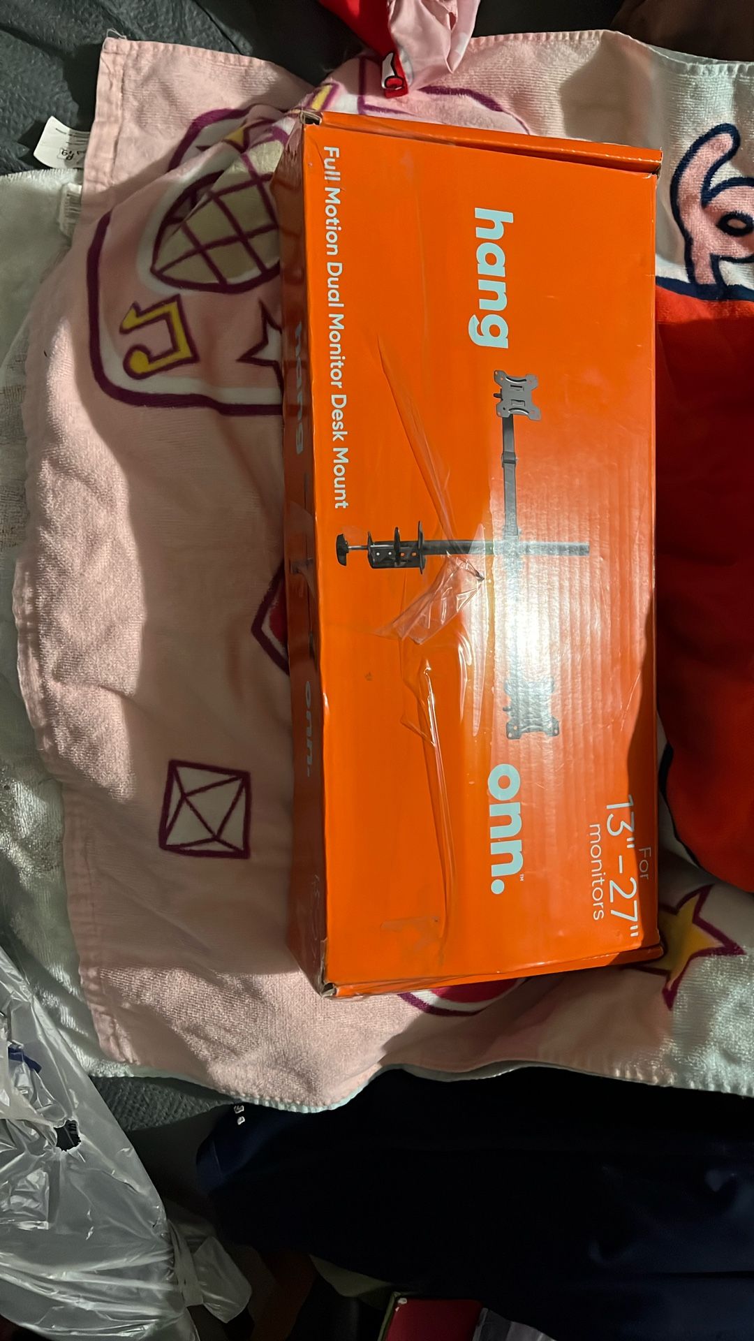 Dual Monitor Desk Mount Black 13”-27”