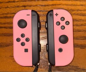 Nintendo Switch Pink Joycon Controllers