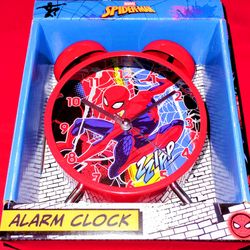 NEW sealed Disney Spider-Man alarm bell clock