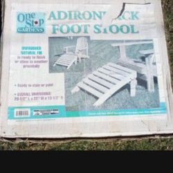 Adirondack Foot Stool