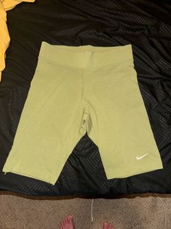 Green Nike biker short