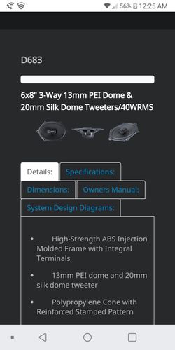 Diamond Audio 5x7 speakers