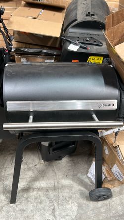 Brisk It Zelos-450 Electric Wood Pellet Smoker Grill - A.l. Smart BBQ Grills with WiFi, 450 sq.in Cooking Area, 7-in-1 Outdoor Grill & Smoker, PID Con