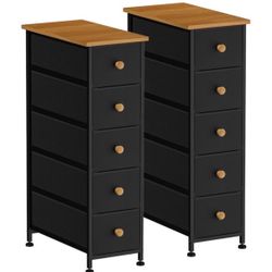 Narrow Dresser Fabric 2 PCs 