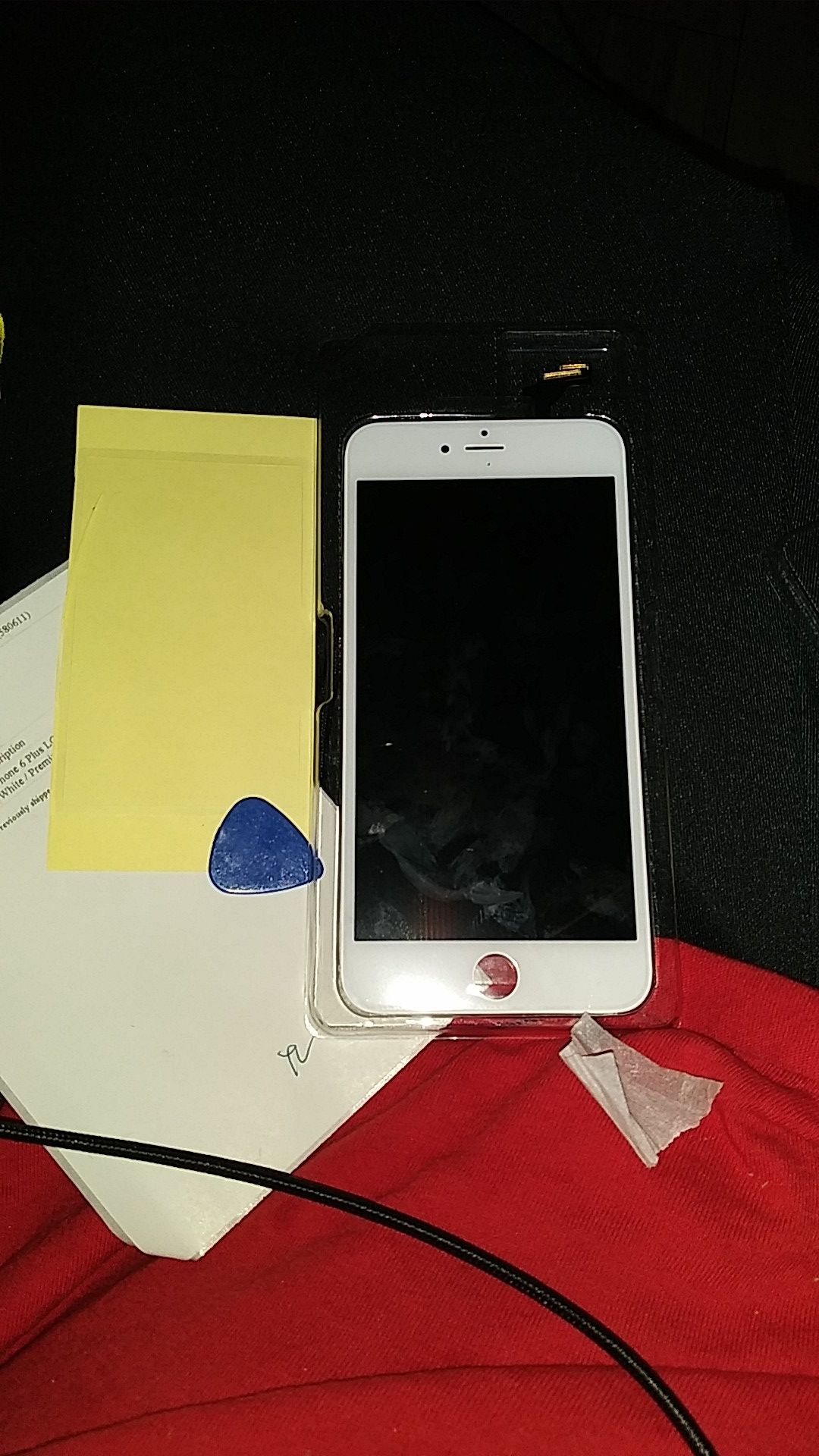 Iphone 6 plus white lcd