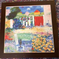 Mike Smith Large Framed Watercolor Print