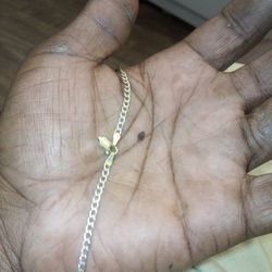 10k gold chain with cross pendant