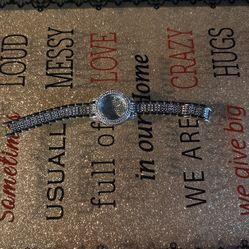 Silver ,adjustable Size , Fashionable Wrist Watch 
