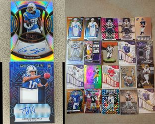 2025 Tarheeb Still Select Silver Signatures Auto + 2024 Adonai Mitchell Obsidian Deep Sea Mojo RPA /49 + 18 NFL Cards For 45 (Read Description) *Both 