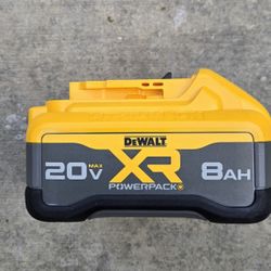 Dewalt 20v Powerpack Battery 8.0 Ah XR Brand New 