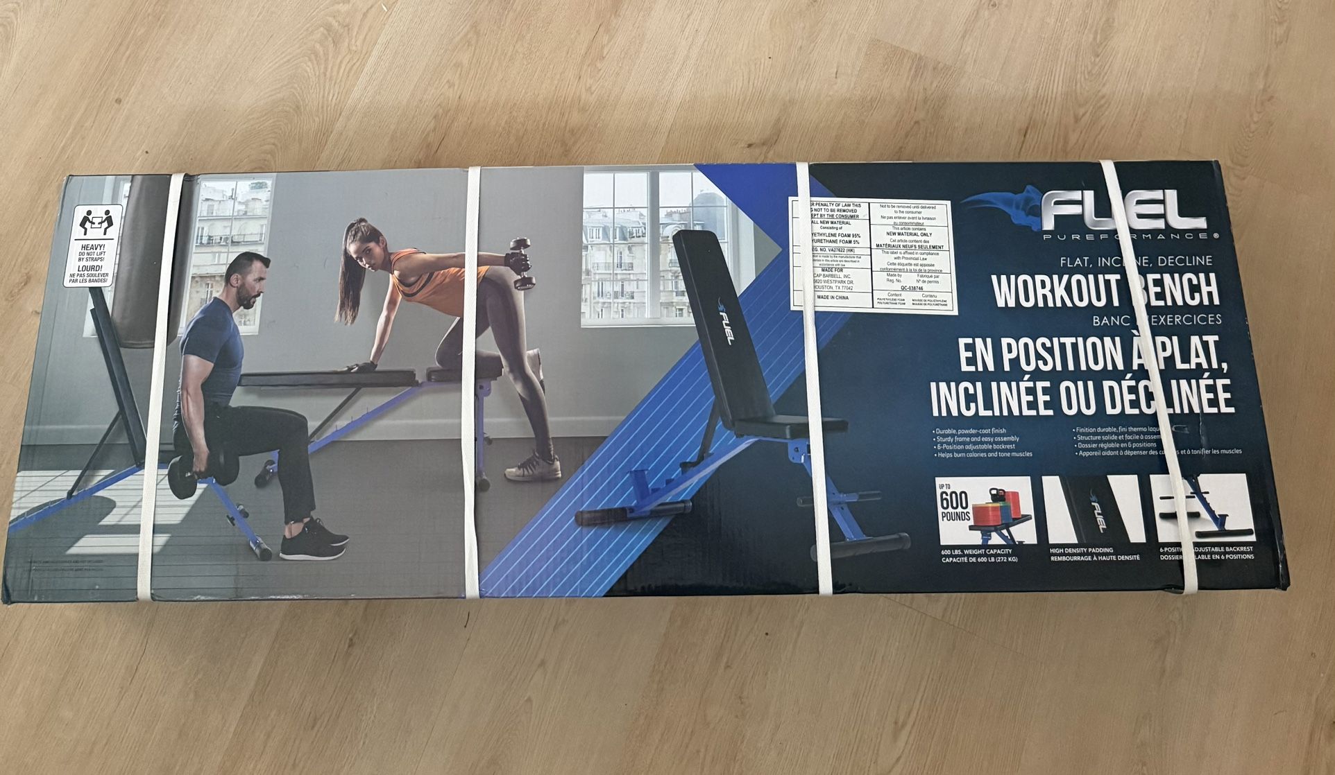Workout bench with Rack